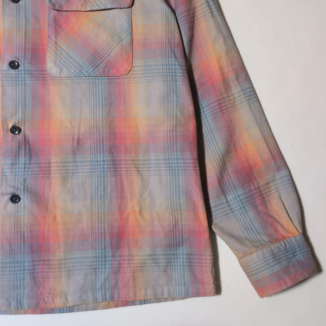 Pendleton オンブレチェック ネルシャツ M（実寸L程度）