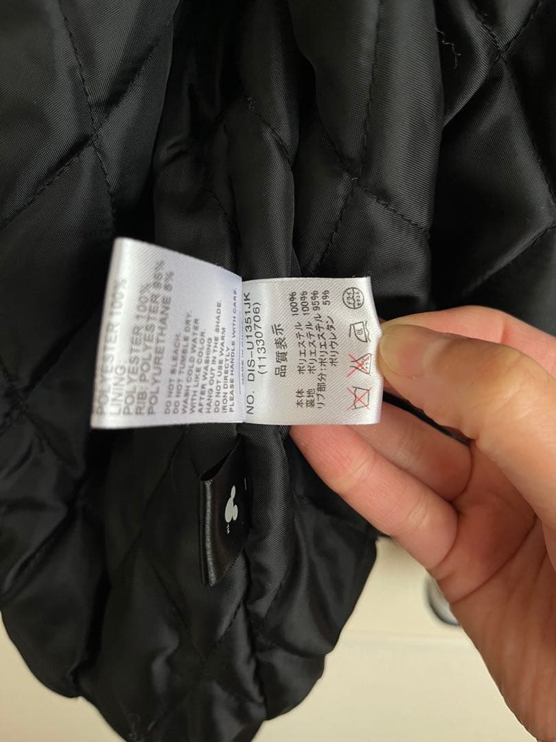 【美品】JOYRICH × Disney ミッキー スタジャン Sサイズ 黒