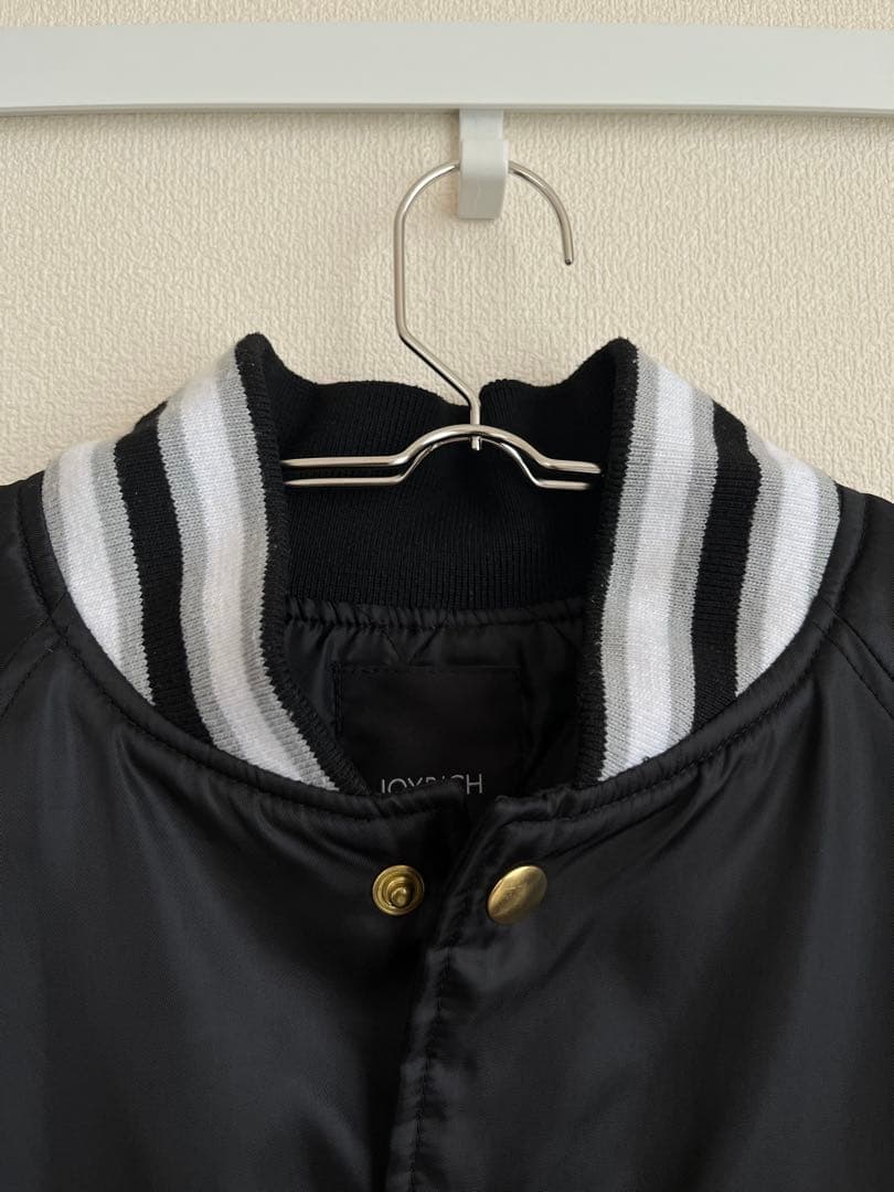 【美品】JOYRICH × Disney ミッキー スタジャン Sサイズ 黒