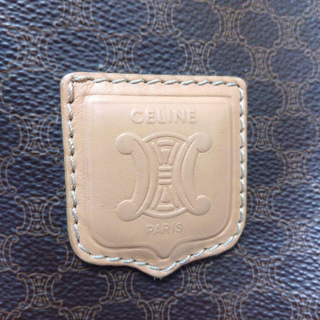 美品✨CELINE ボストンバック 大容量 　ブラウン　LAMPOファスナー