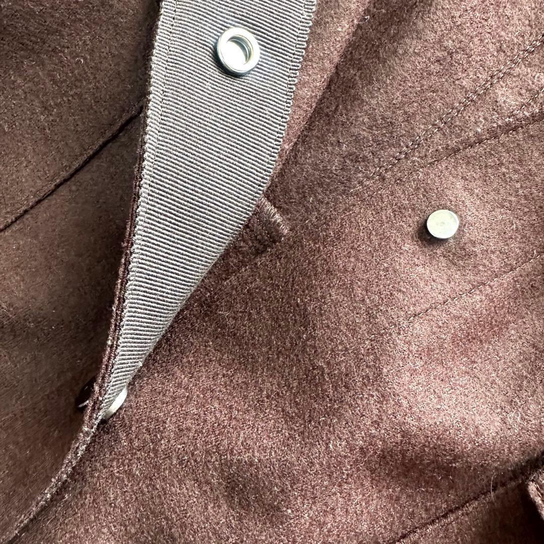 1er Arrondissement 圧縮ウールジャージーミリタリーシャツ