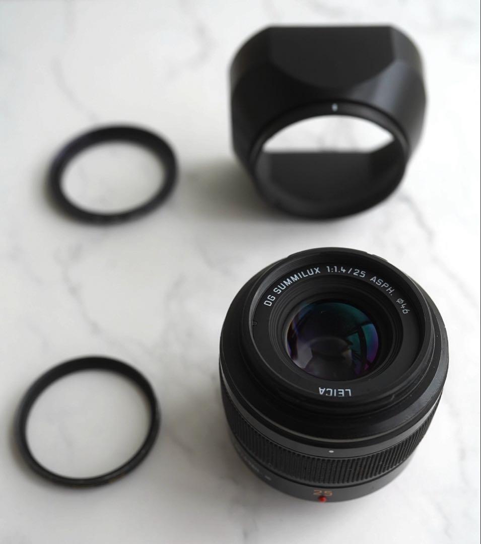 Panasonic summilux 25mm/F1.4 単焦点LEICAレンズ