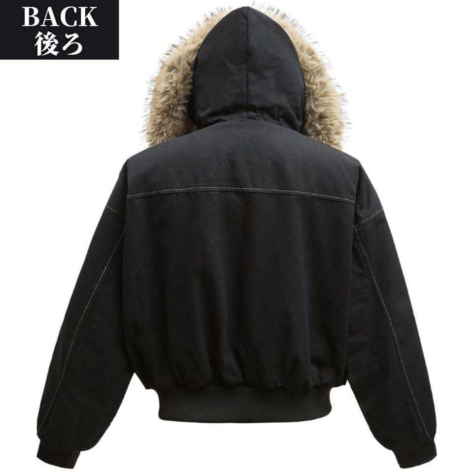 大本命⭐️新品・エッジライン裏ボアジャケット ファー付き PCTOKYO XL