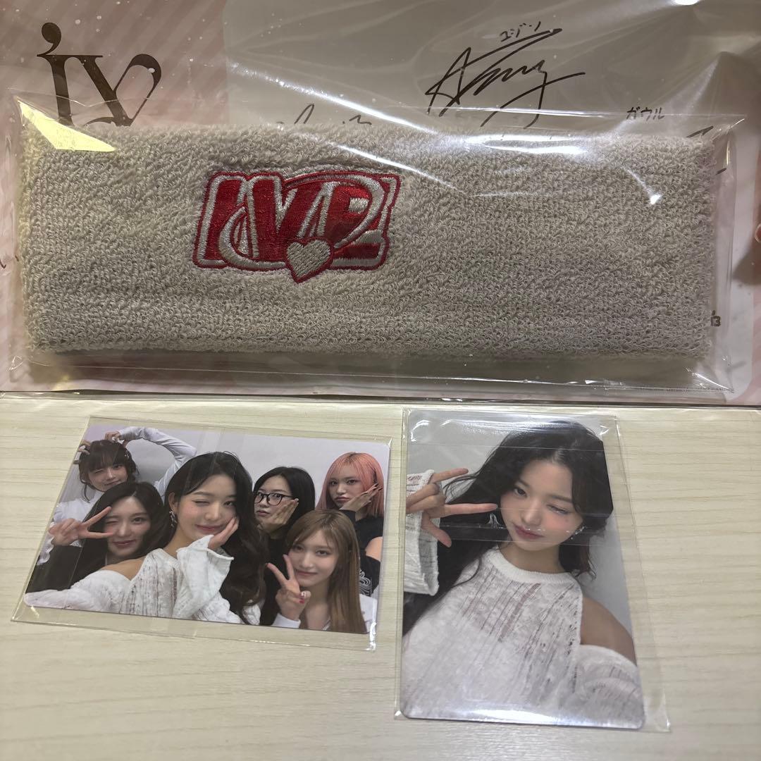 IVE 会員特典　ヘアバンド　メンバー集合トレカ　ウォニョン