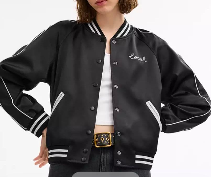 コーチ　リバーシブル シグネチャー スーベニア ヴァーシティ ジャケット