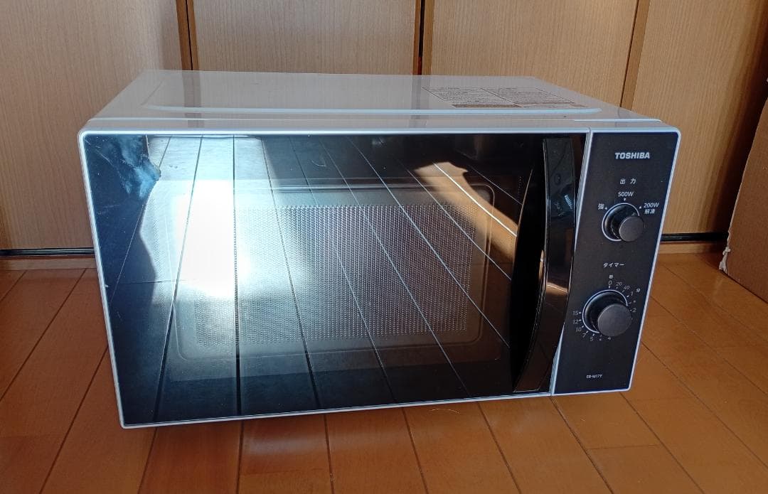 東芝TOSHIBA単機能電子レンジ ER-M17YW 2024年製 説明書付