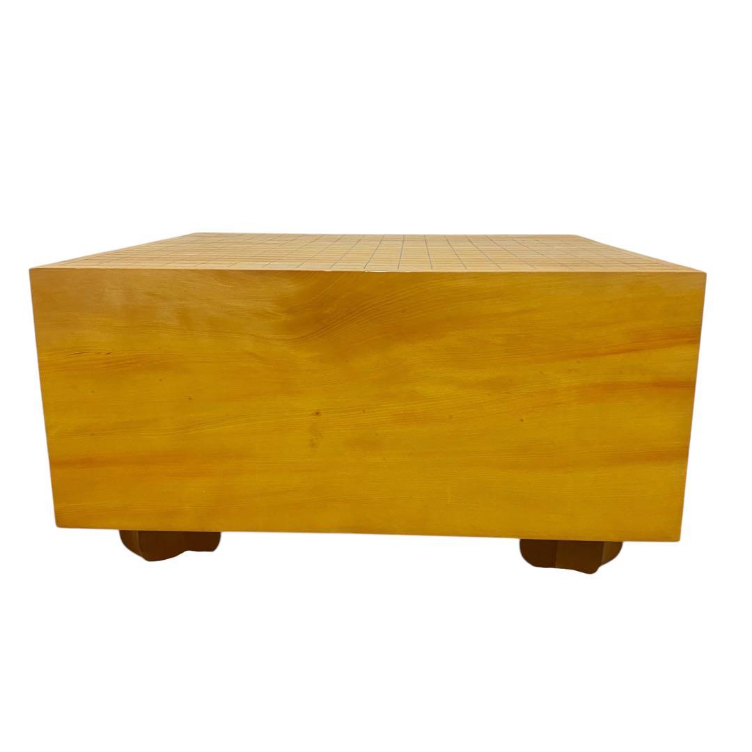 碁盤　本榧　ヘソ付　脚付　厚み19.5cm へそあり 囲碁盤　約22kg ケース