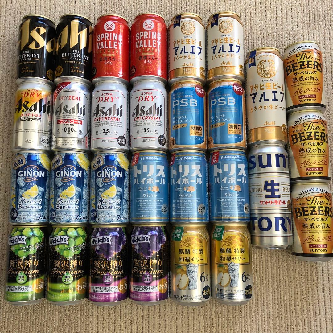 お酒 500ml ロング缶 21本+ まとめ売り 29本