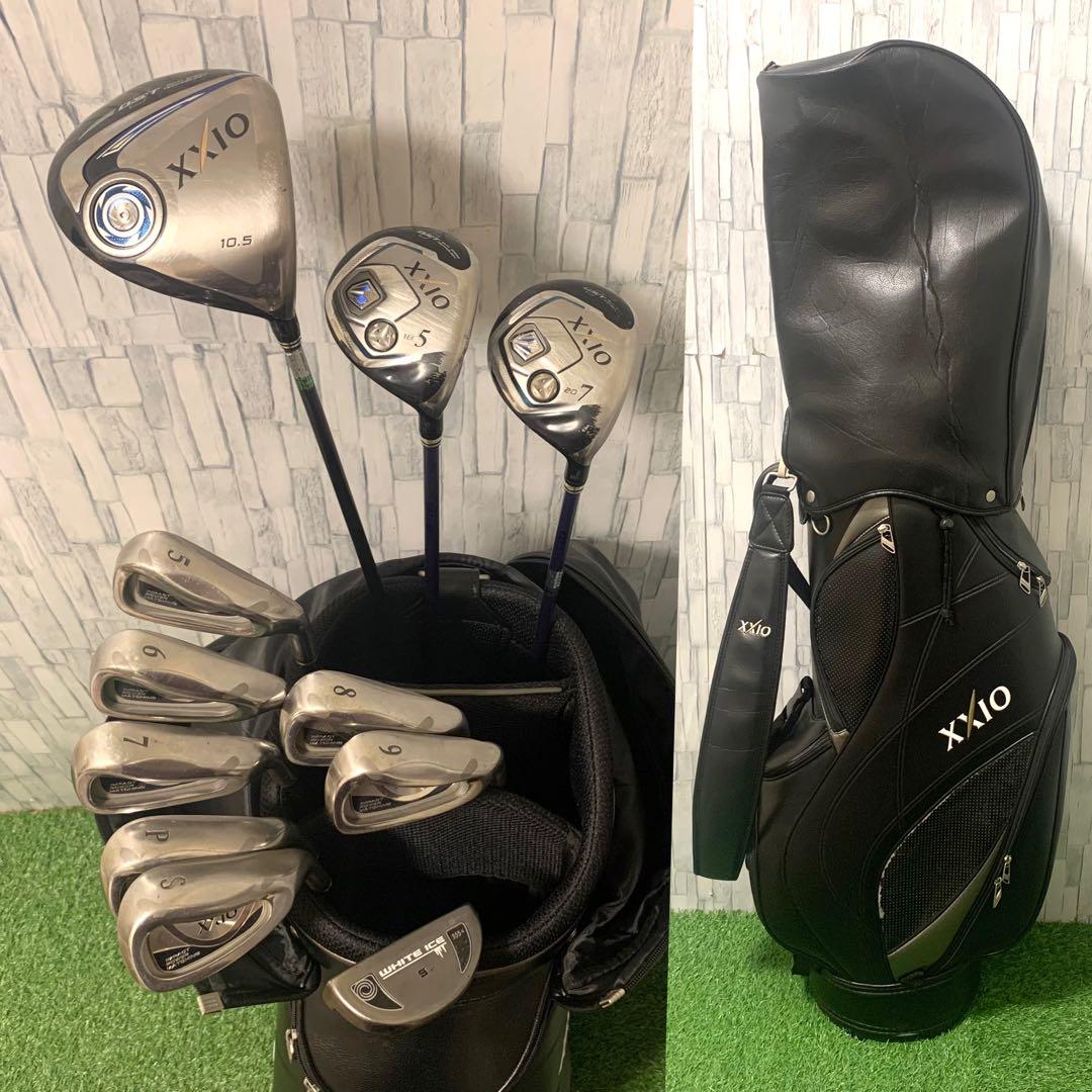 ゼクシオバッグ XXIO9 高級パター付 メンズゴルフセット11本 SR,R