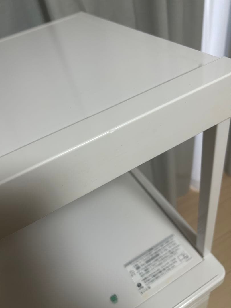 エムケー精工　米びつ付き　レンジ台　SK-306W ホワイト