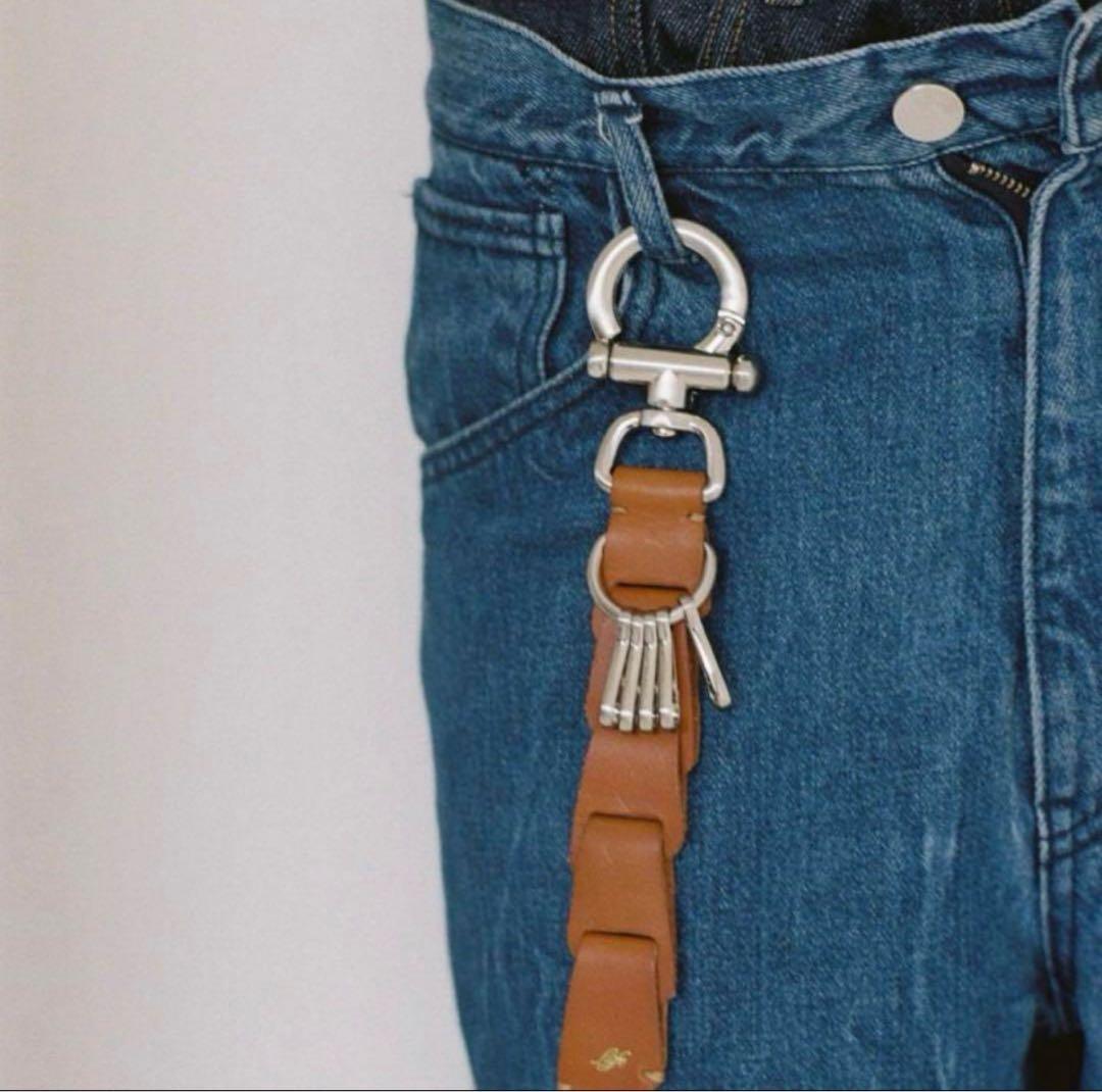 【完売品】Llife LEATHER KEY CHAIN SIENNA