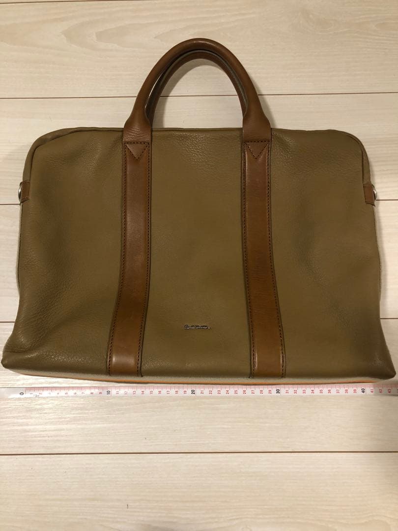 Paul Smith ブリーフケース 2WAY A4 PC収納 美品 カーキ