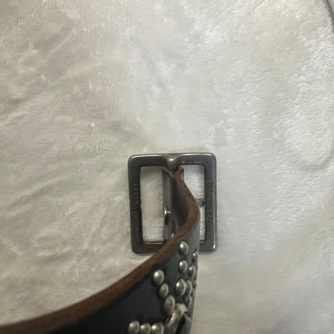 ⭐️HTC⭐️ピーナッツオーバーレイベルト⭐️スティングレイ⭐️ブラックレザー茶芯⭐️32