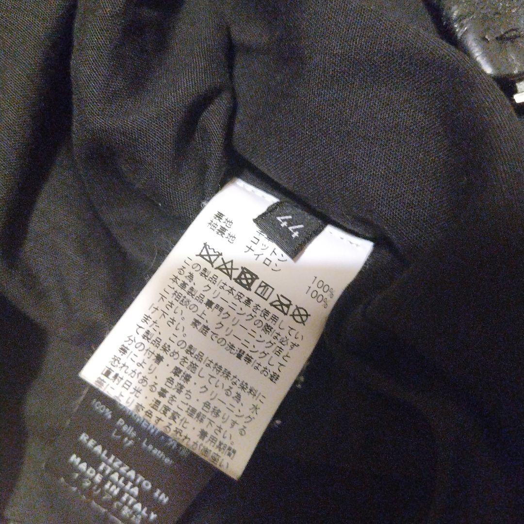 ピーター　giorgio brat　ラムスキン　ダブルジップレザージャケ