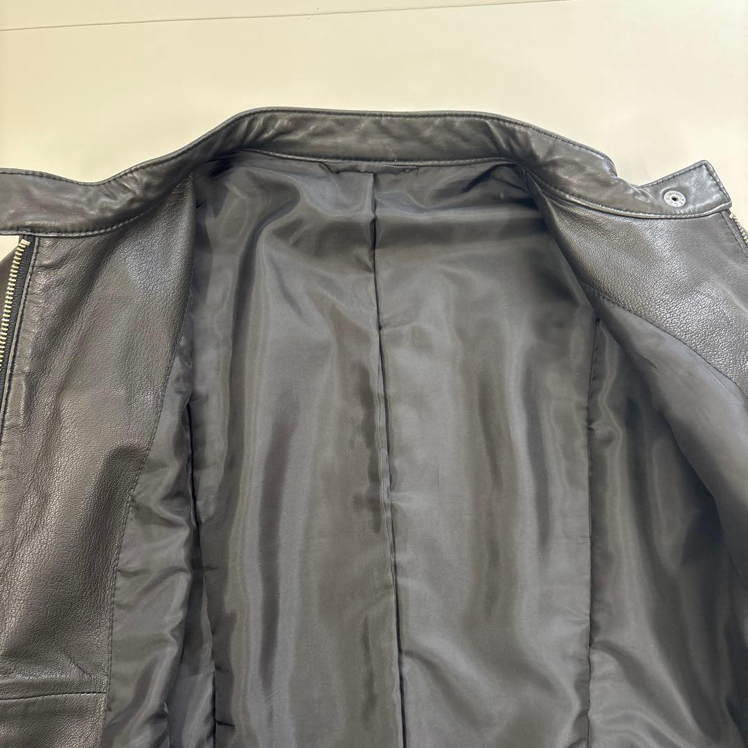 himiさま専用⭐︎アナイANAYI ラムレザーシングルライダースジャケット　36