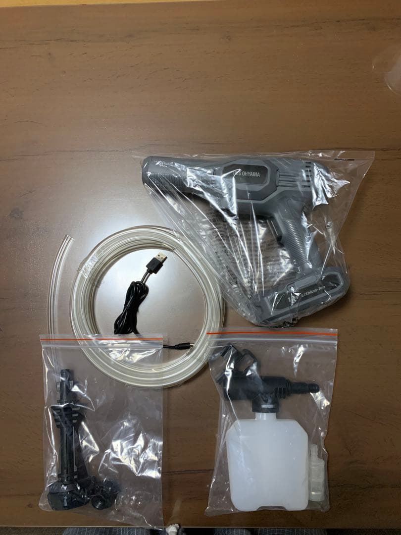 IRIS OHYAMA 充電式ハンディ洗浄機 JHW-101