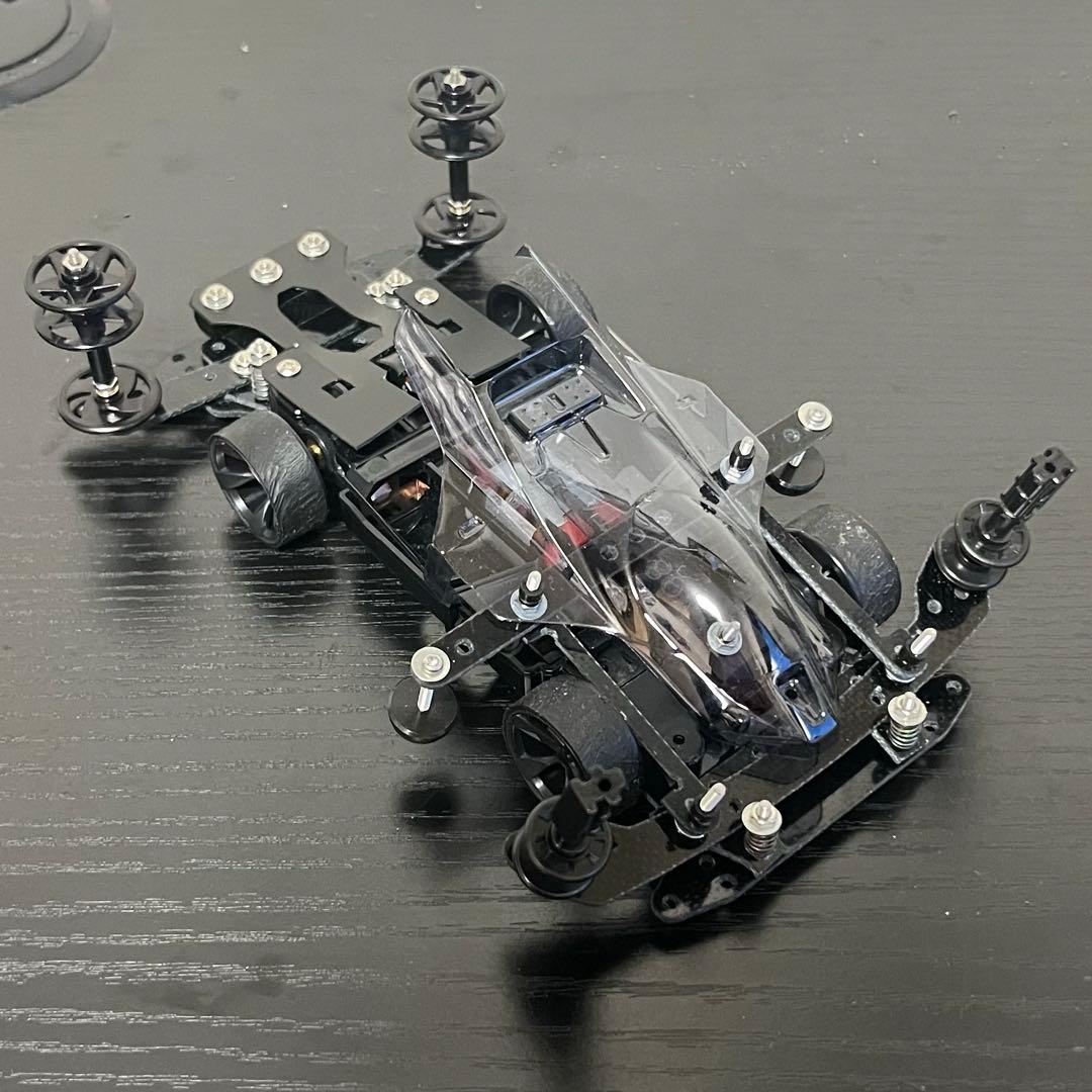 け*ん様 ミニ四駆 MSフレキ サンダーショット スモーク ATバンパー 提灯