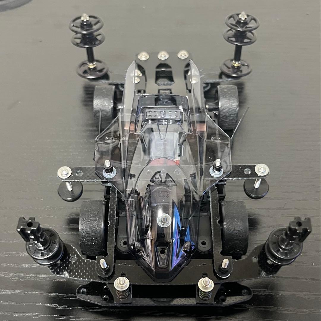 け*ん様 ミニ四駆 MSフレキ サンダーショット スモーク ATバンパー 提灯