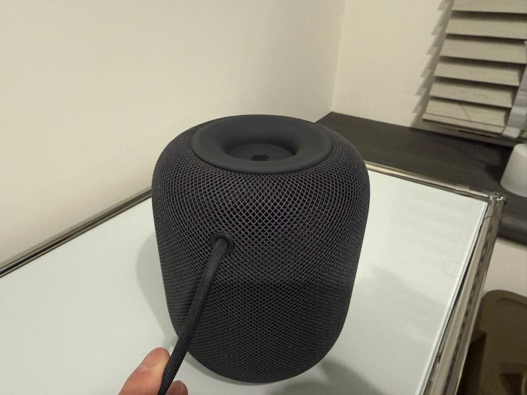 Pod 第一世代(ホームポッド)スマートスピーカー ブラック 円筒形