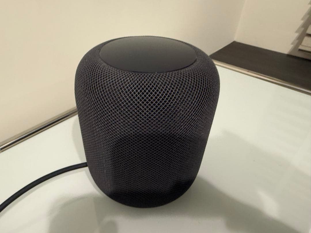 Pod 第一世代(ホームポッド)スマートスピーカー ブラック 円筒形