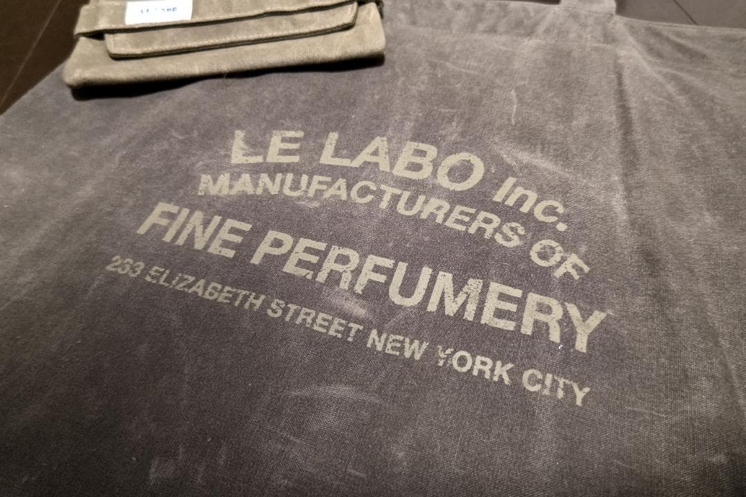 おまけ付【LE LABO】WAXED CANVAS TOTEBAG トートバッグ