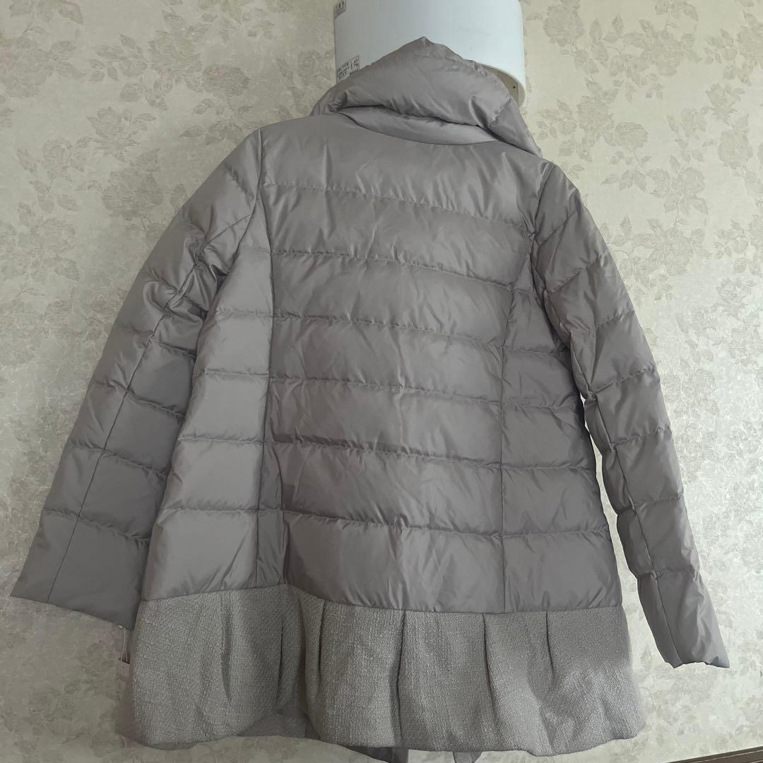 新品タグ　未使用　トゥービーシック　サイズ40 ツイードダウンコート