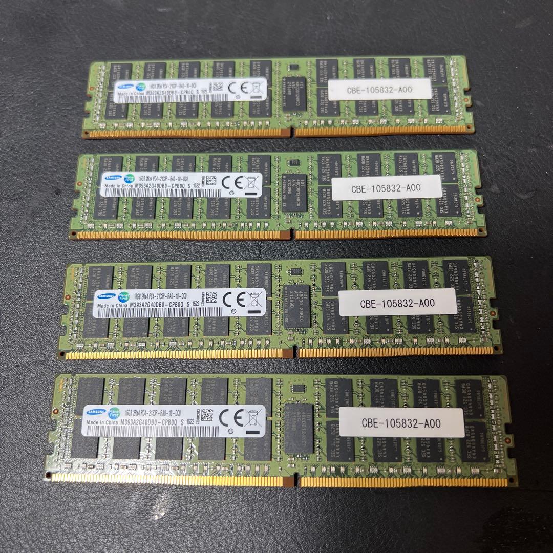 Samsung 16GB DDR4 メモリ M393A2G40DB0-CPB0