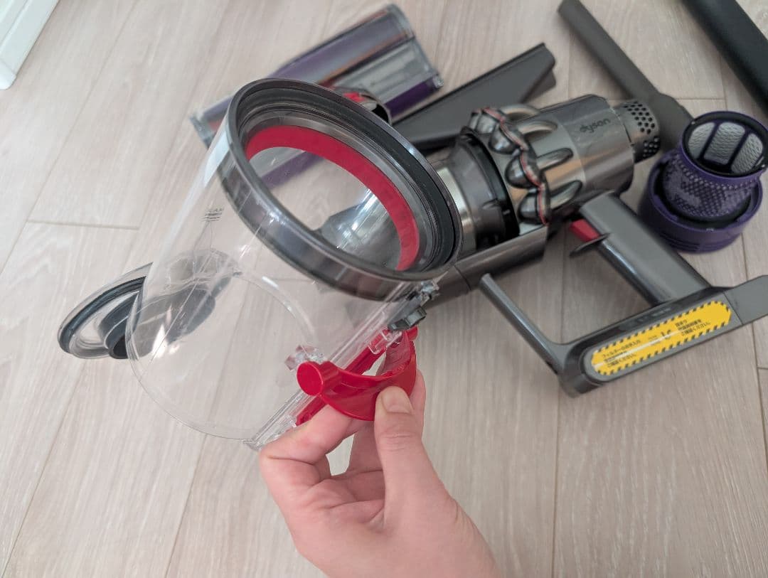 ダイソン サイクロン式 コードレス掃除機 dyson SV12 FF BK