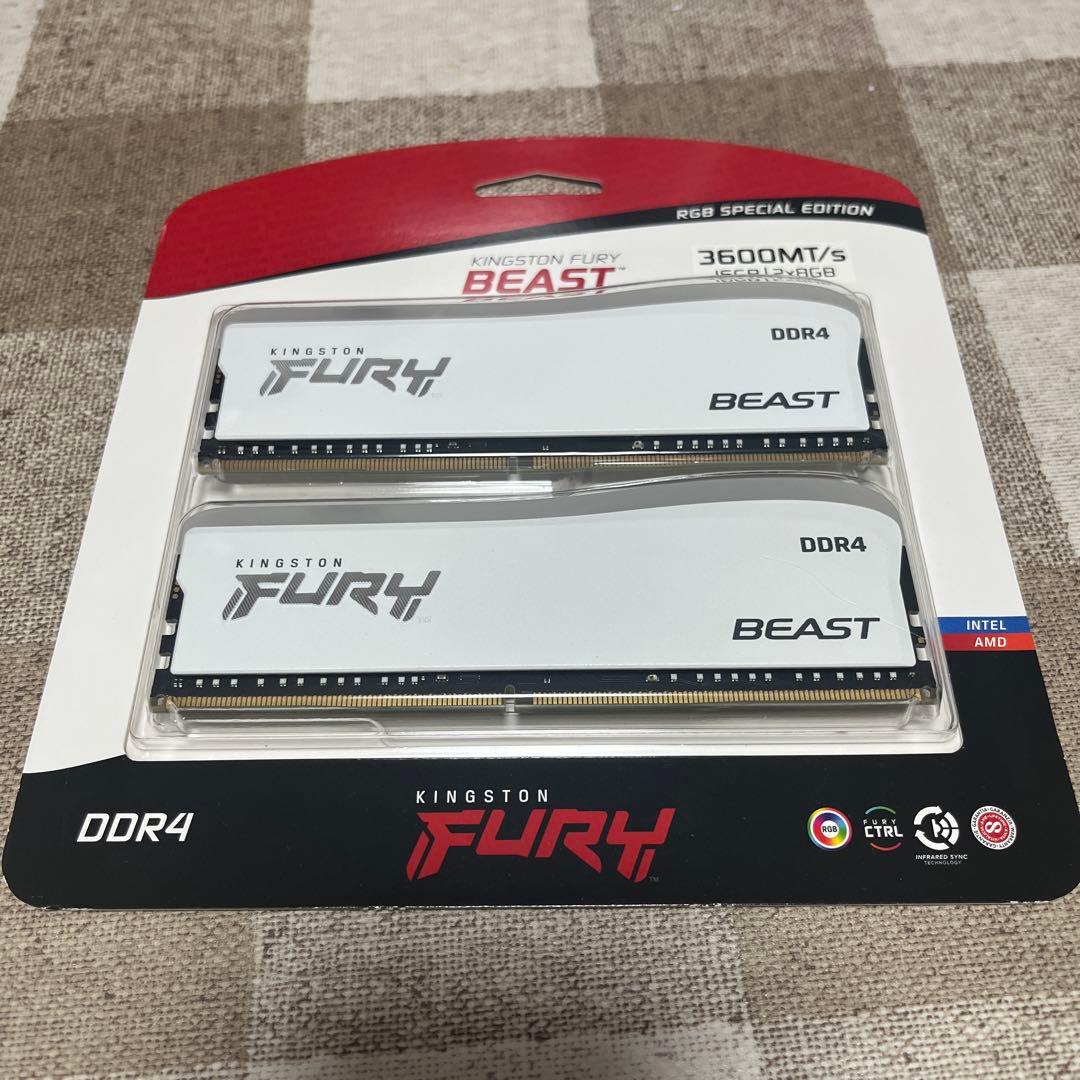 メモリー KINGSTON FURY BEAST DDR4 16GB (2x8GB)