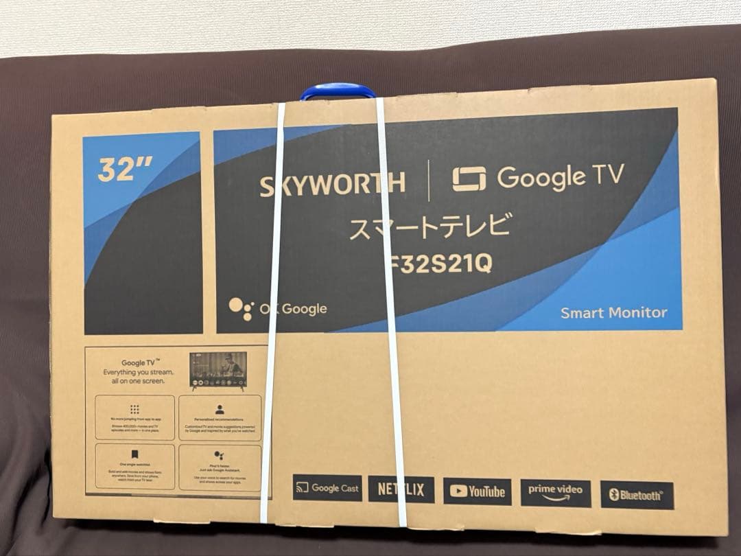 SKYWORTH 32インチ スマートテレビ F32S21Q Google TV