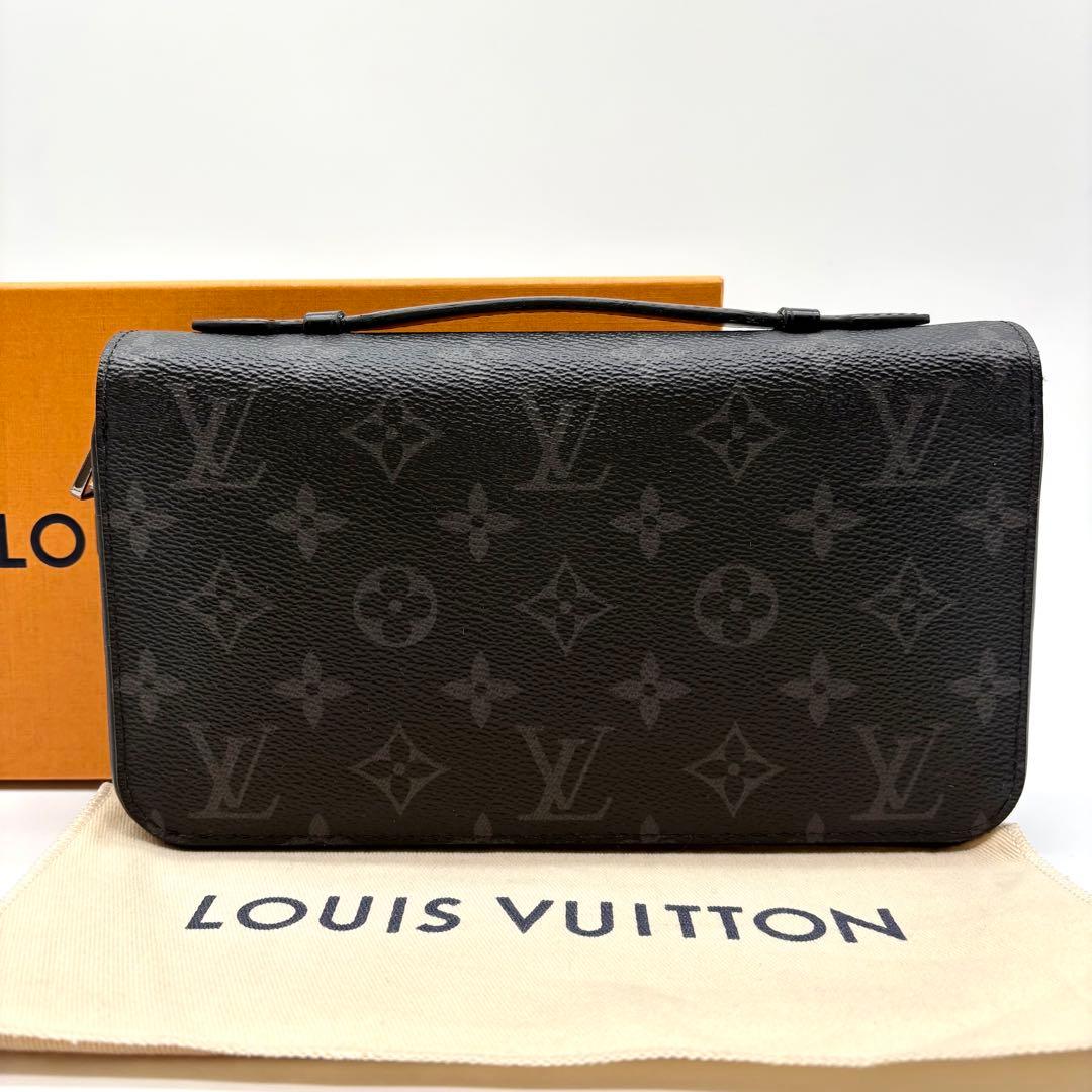 【極美品】ルイヴィトン ジッピーXL 長財布 モノグラム エクリプス