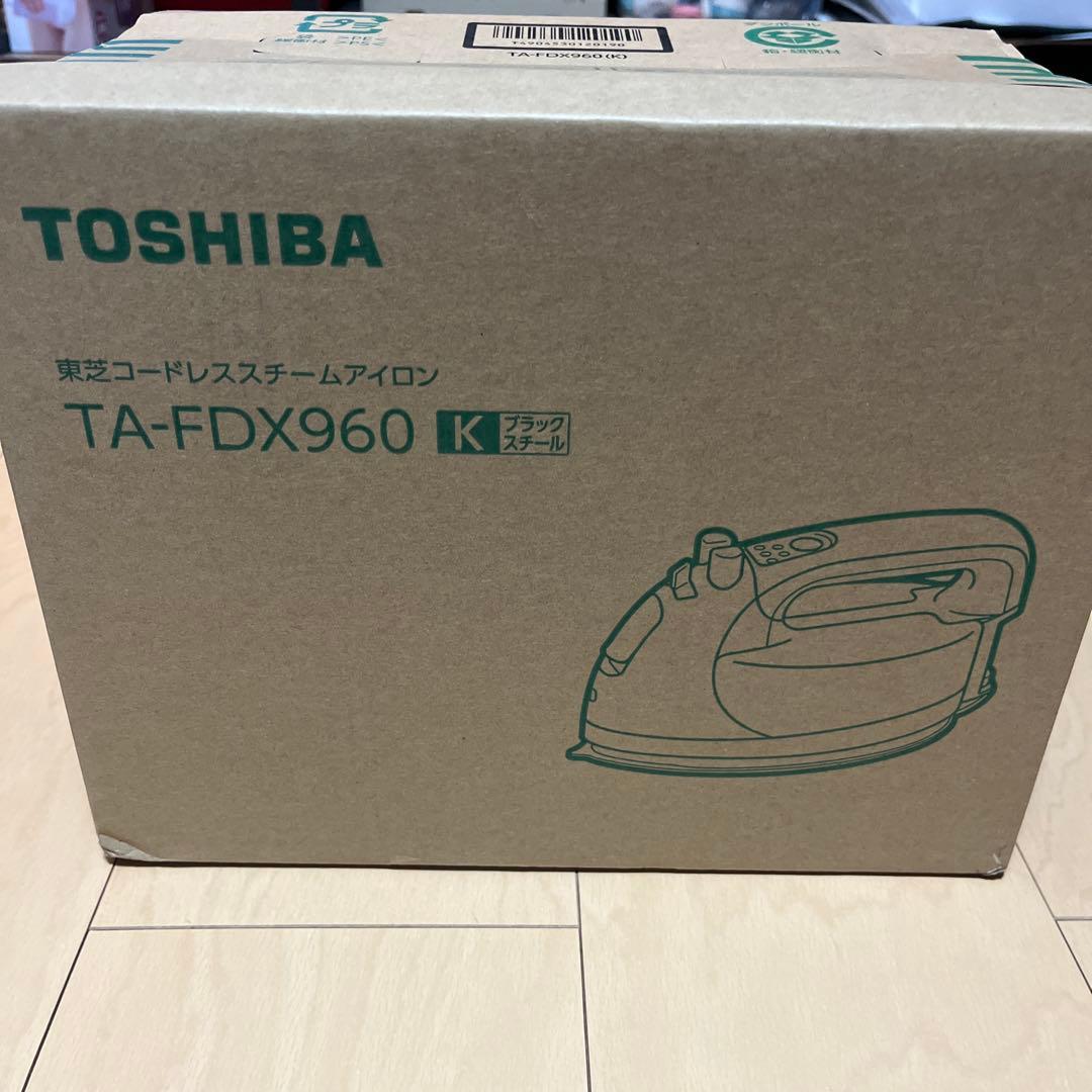東芝 コードレスアイロン TA-FDX960 (K) [ブラックスチール]
