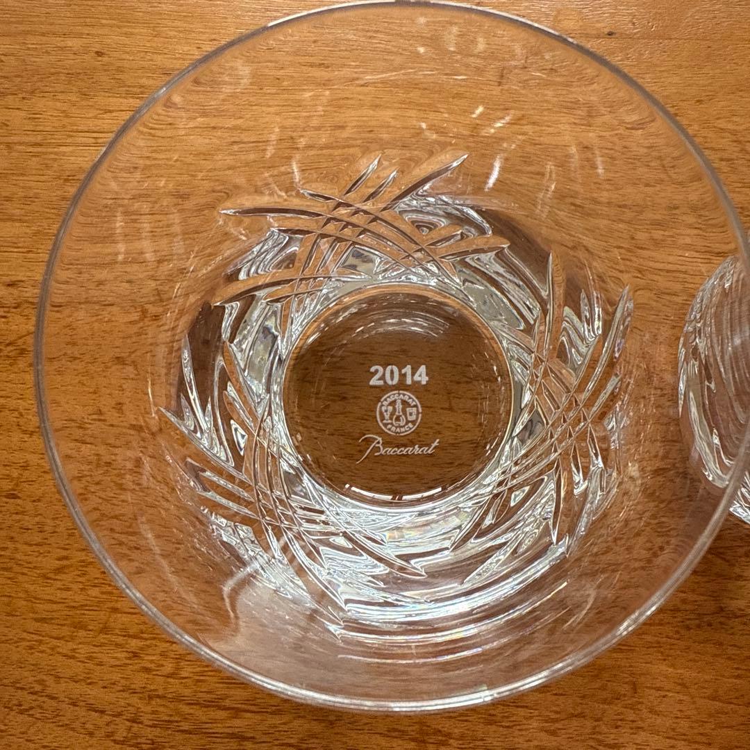 Baccara バカラグラス5点　2014×2個/2013×3個