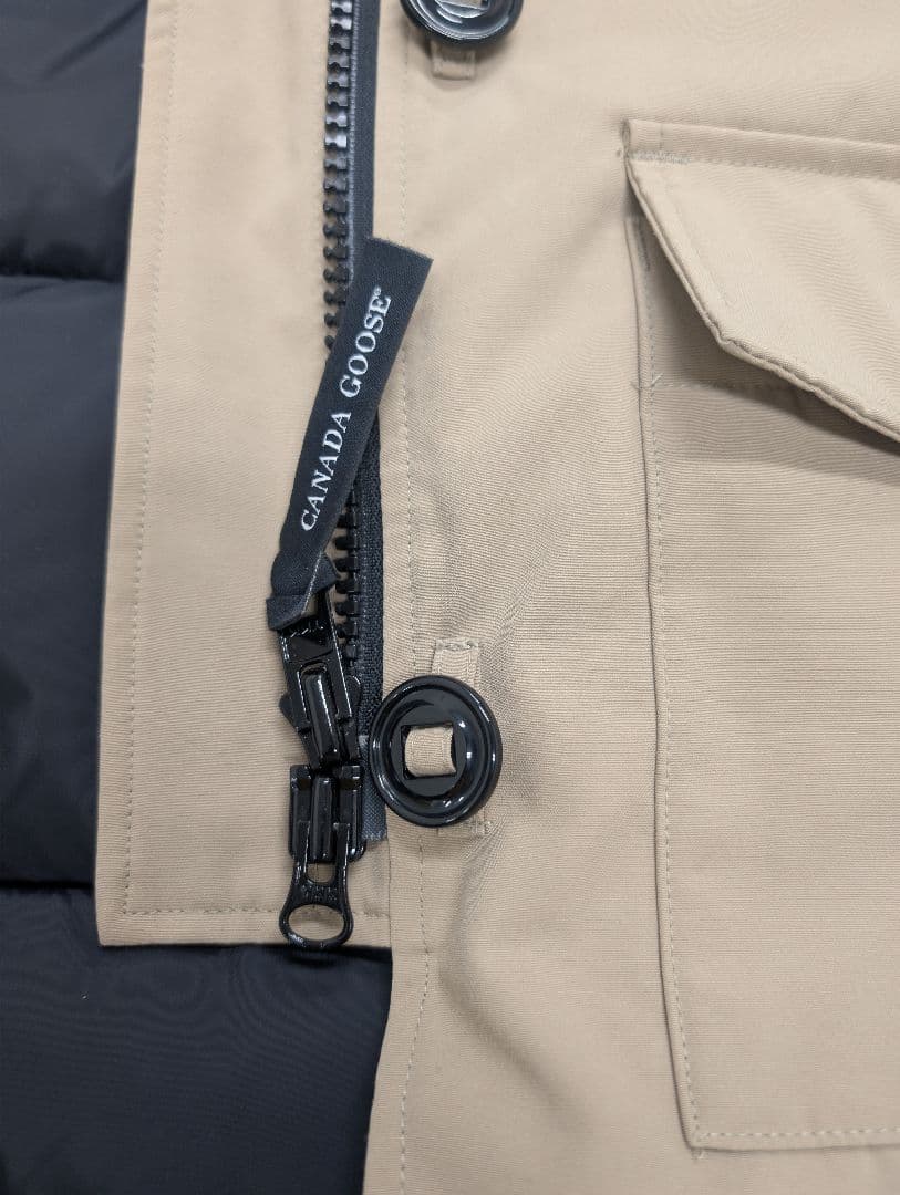 カナダグース　  ダウン　ブロンテ　パーカー　タン