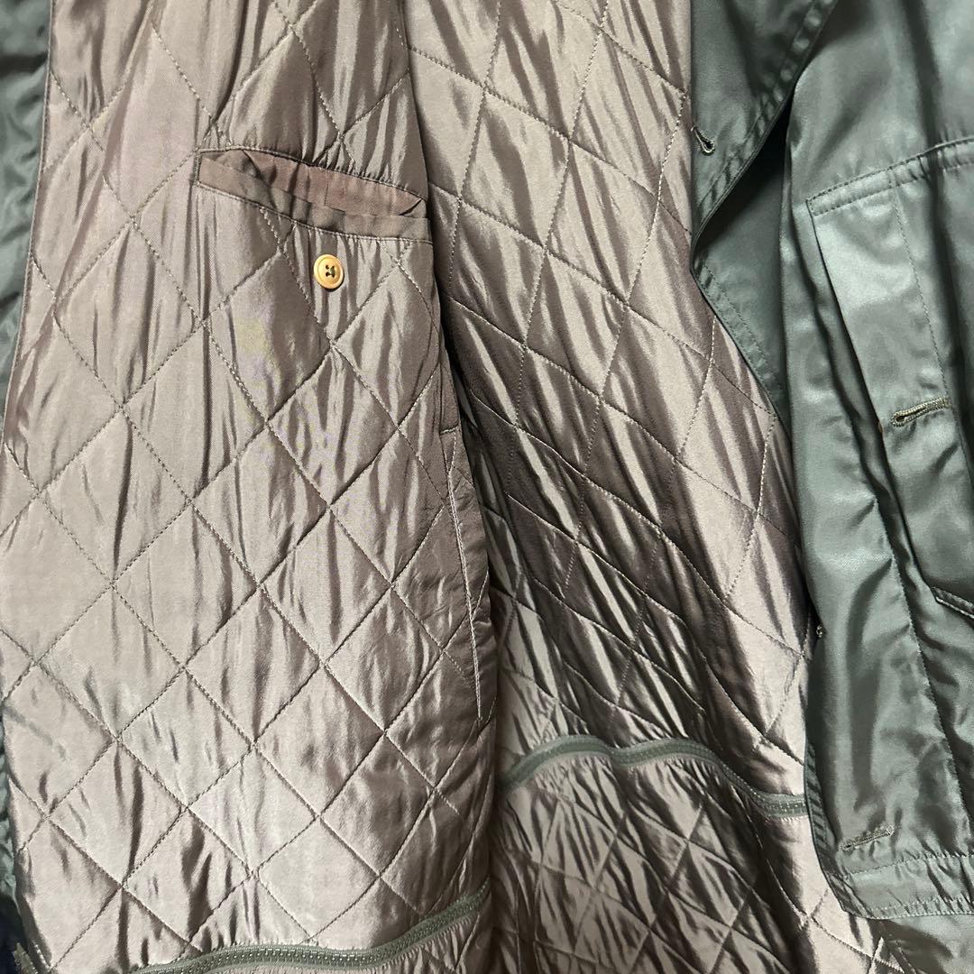 Yohji Yamamoto ナイロン中綿ミリタリーコート　チャック脱着