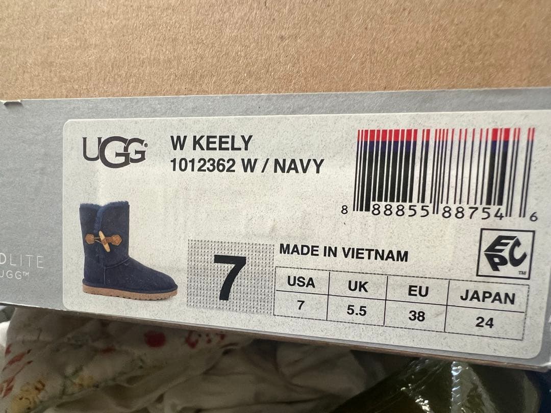 【未使用】UGG W KEELY ネイビー