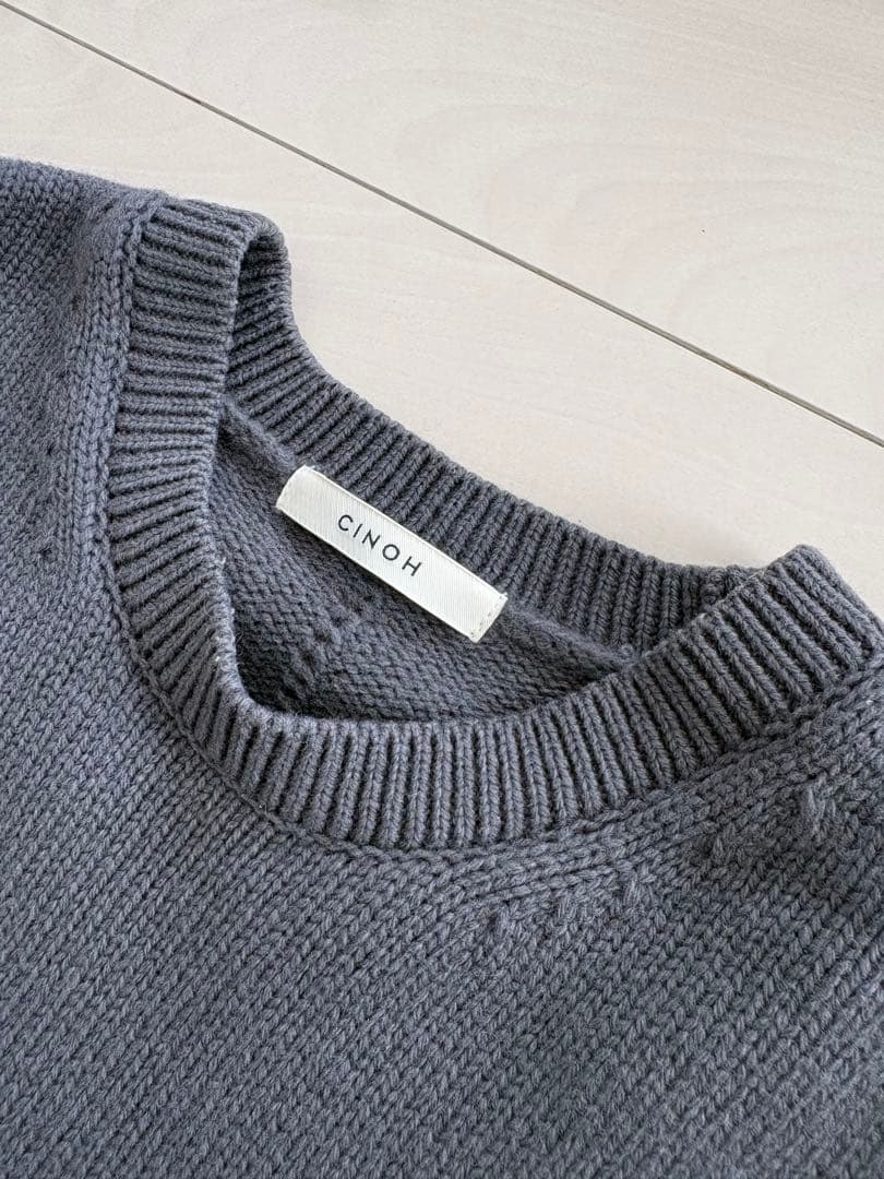 Deuxieme Classe CINOH クルーネックニット