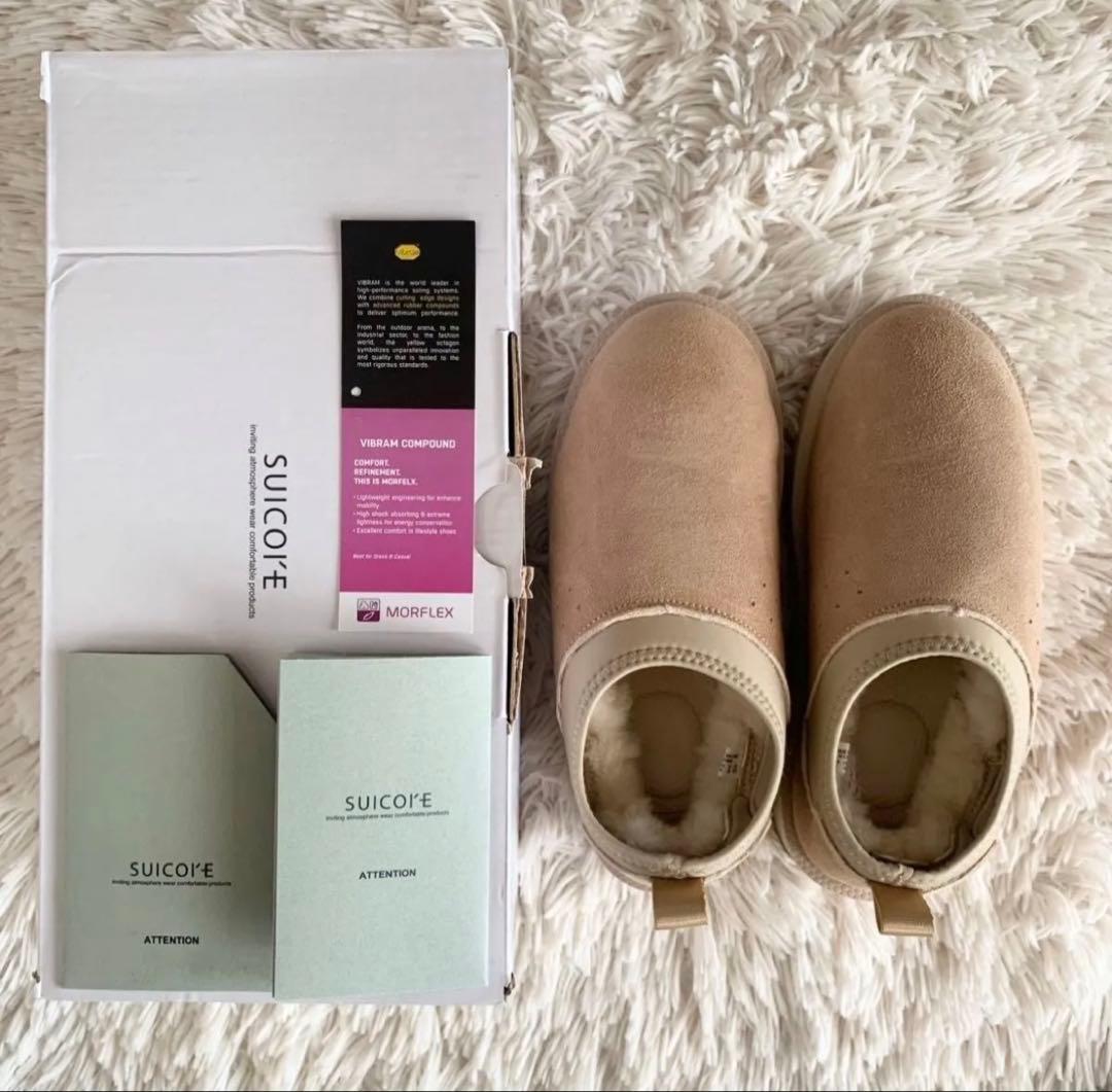 【新品】L'Appartement SUICOKE ベージュ サボサンダル