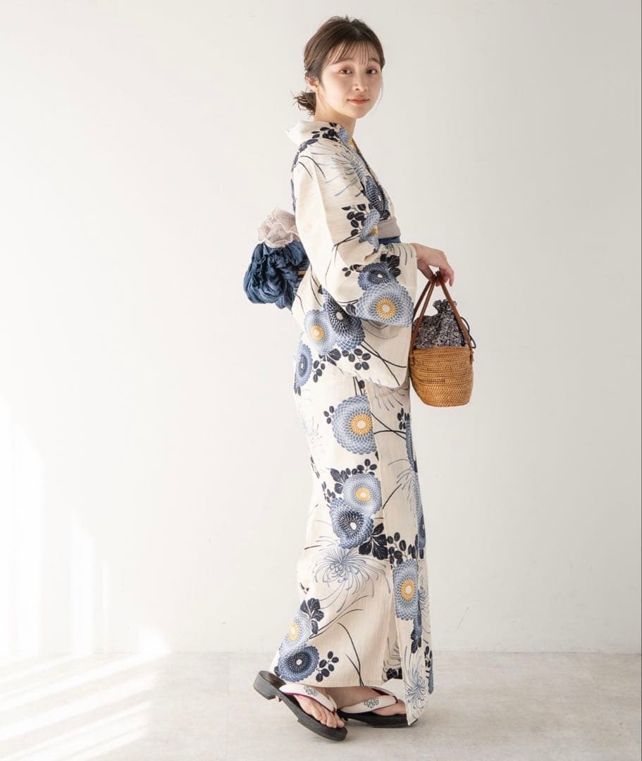 最終価格⭐️新品未使用未開封品　 ゆかた館グレース　人気浴衣M 5点セット