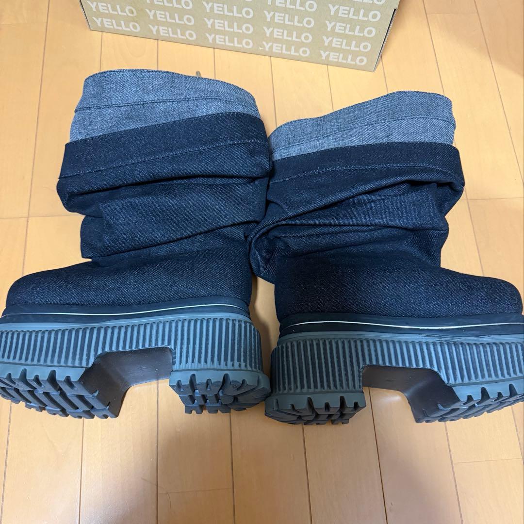 靴 YELLO GIO PLATFORM SHORT BOOTS