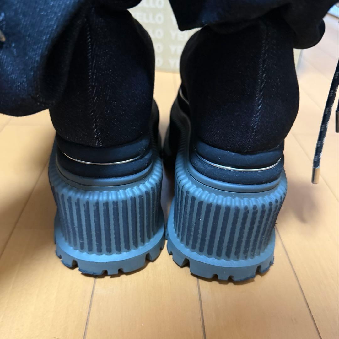 靴 YELLO GIO PLATFORM SHORT BOOTS