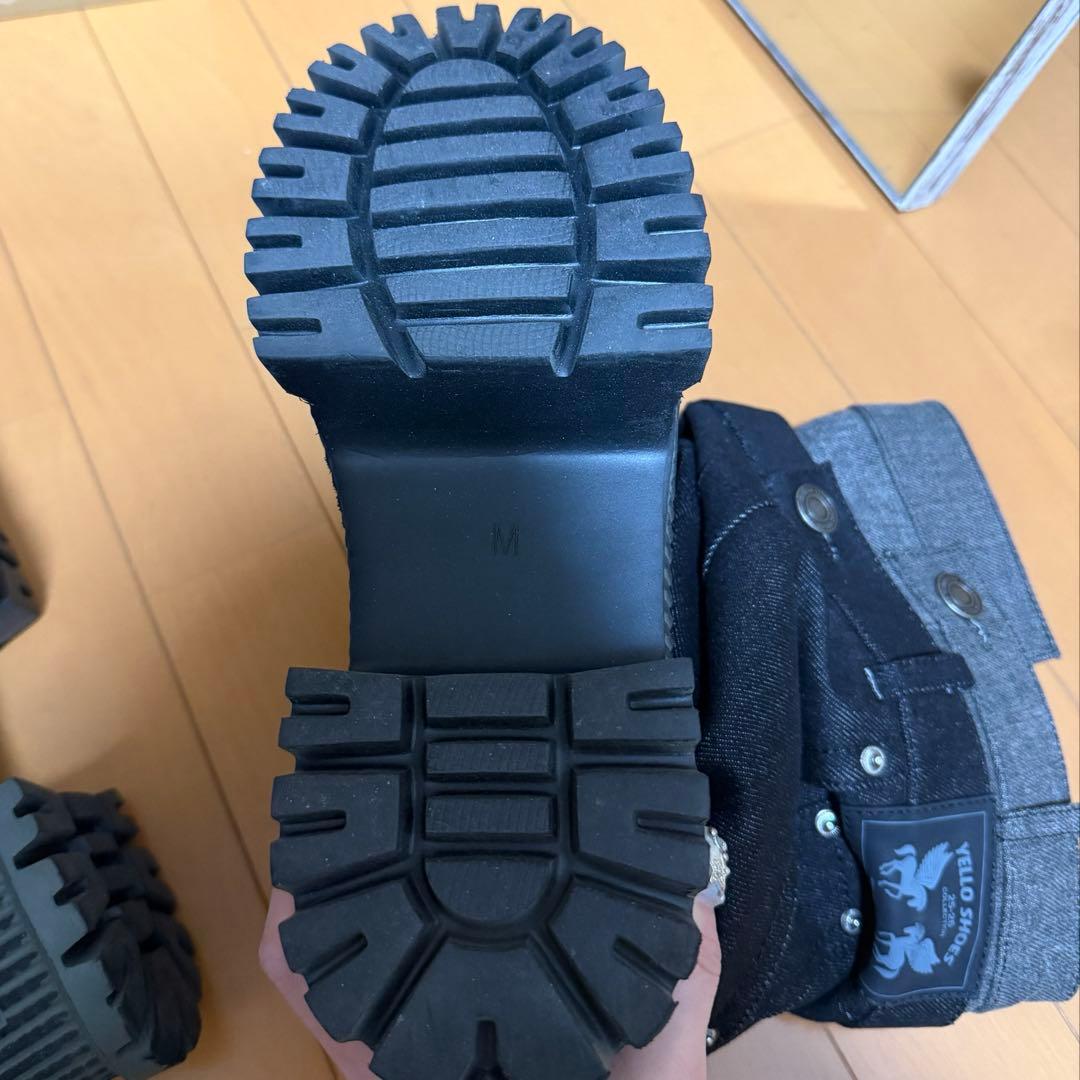 靴 YELLO GIO PLATFORM SHORT BOOTS