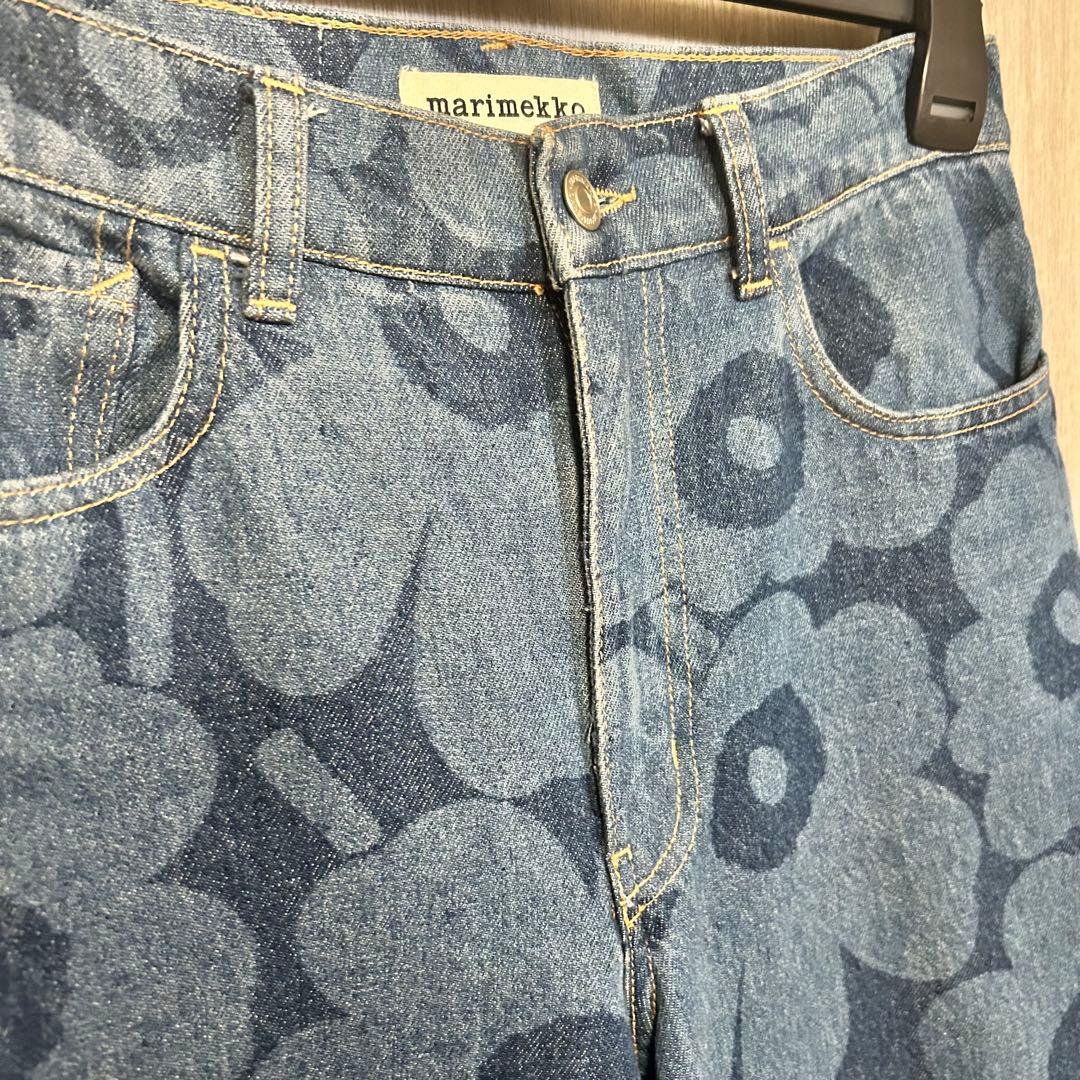 marimekko Maridenim Loose Unikko ジーンズ 26
