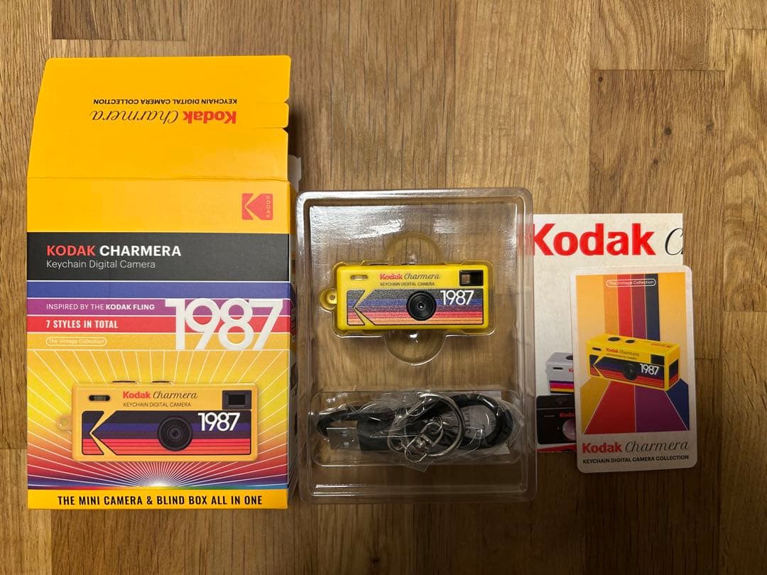 Kodak Charmera キーチェーンデジタルカメラ　黄