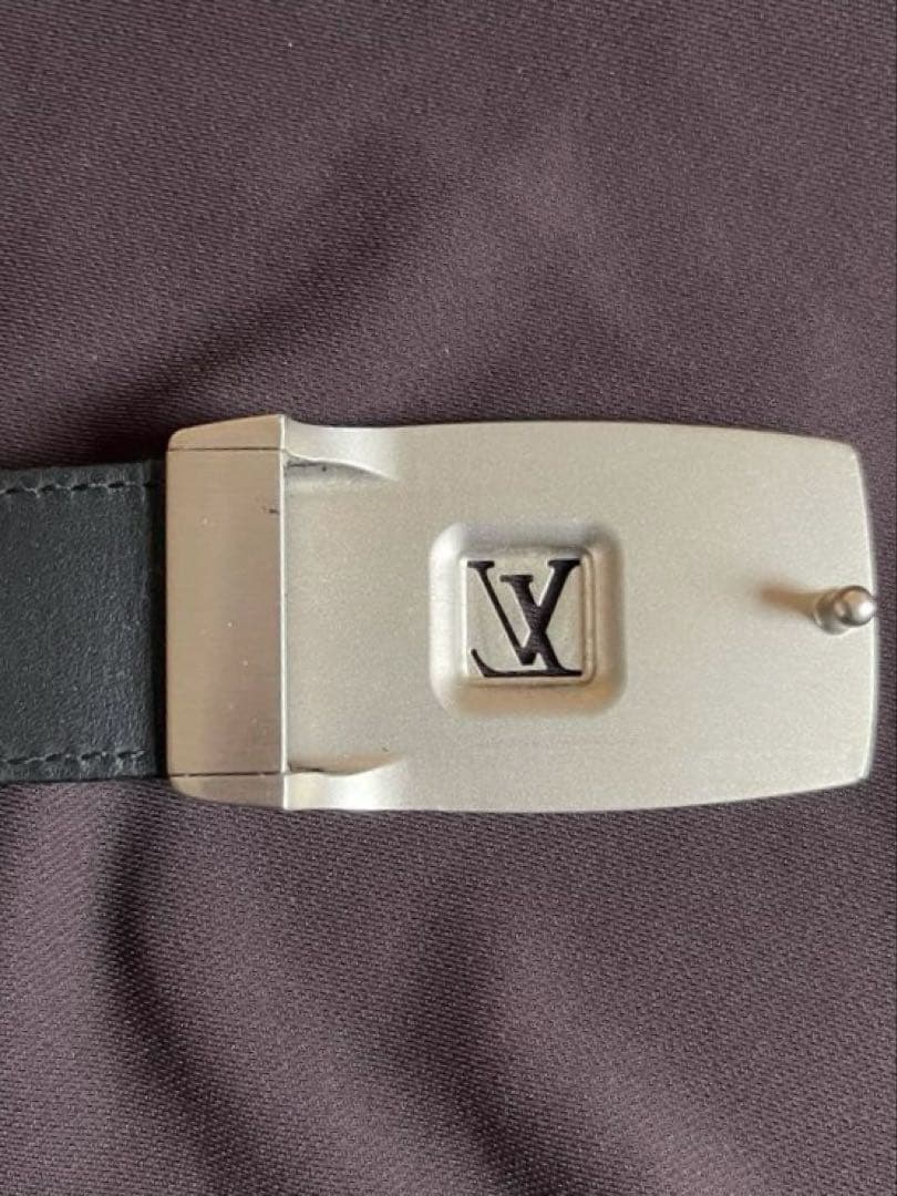 Louis Vuitton ルイヴィトン　メンズベルト　エピ　美品　ブラック