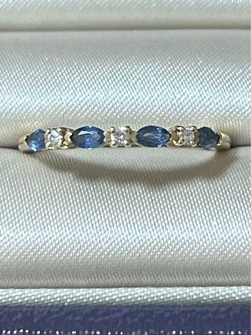 ベルシオラ　サファイア×ダイヤモンドリング