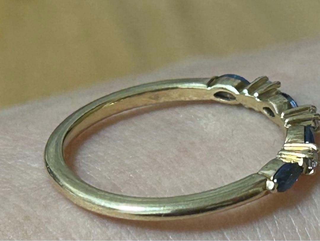 ベルシオラ　サファイア×ダイヤモンドリング