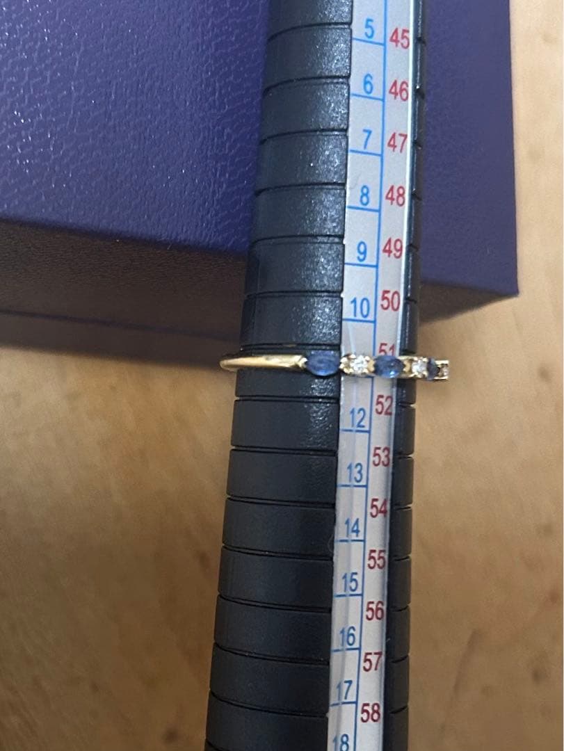 ベルシオラ　サファイア×ダイヤモンドリング