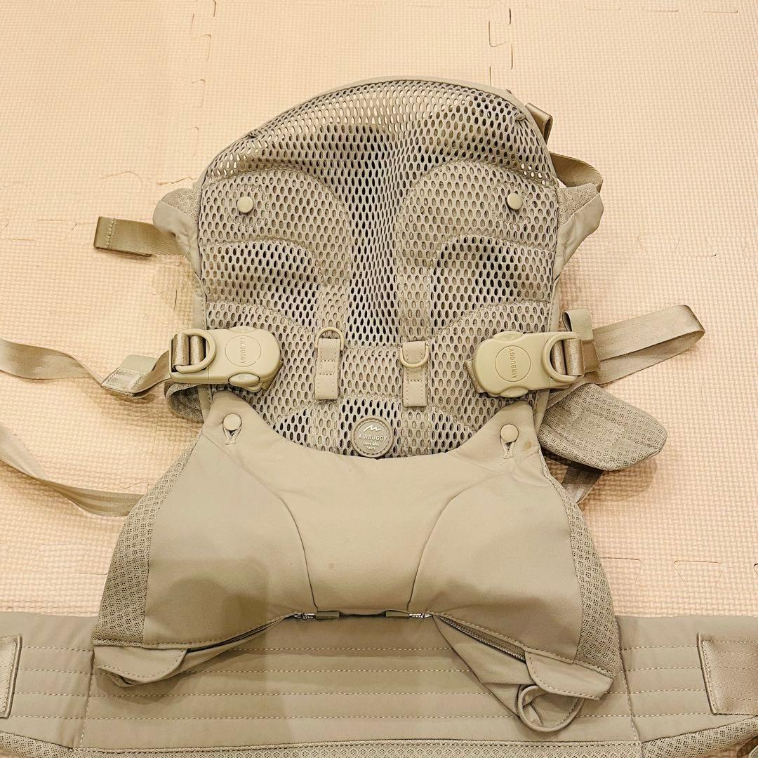 エアバギー ベビーキャリア 抱っこ紐 サンドアッシュ おまけ付き