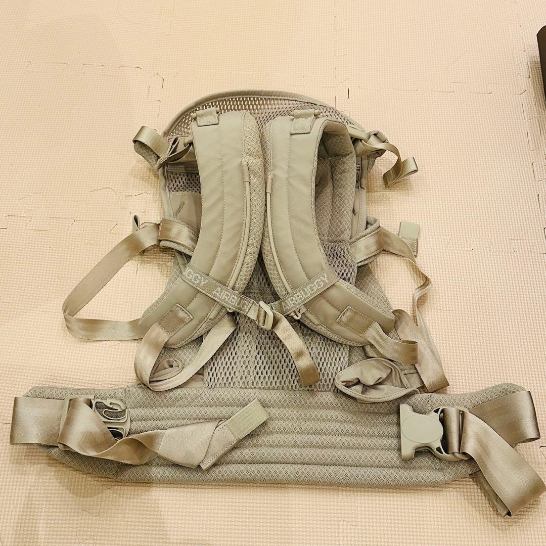 エアバギー ベビーキャリア 抱っこ紐 サンドアッシュ おまけ付き